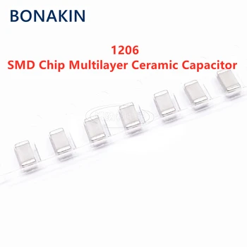 50PCS 1206 180PF 50V 100V 250V 500V 1000V 2000V ±5% 181J C0G NPO SMD чип многослоен керамичен кондензатор