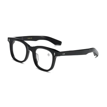 Оптични очила за мъже жени ретро дизайнер JM NN038 мода двуцветни ацетат фибростъкло рамки европейски и американски стил