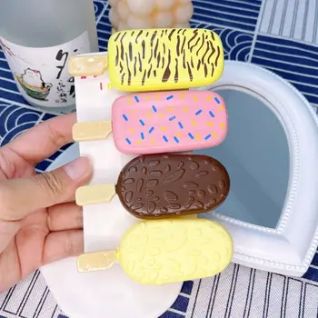 За жени Симулация Храна Duckbill клип страничен клип сладолед фиба корейски стил шноли жени щипка за коса аксесоари за коса