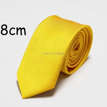 HOOYI 2019 твърда полиестерна мода мъжка вратовръзка вратовръзка вратовръзки за мъже вратовръзка 8см ширина