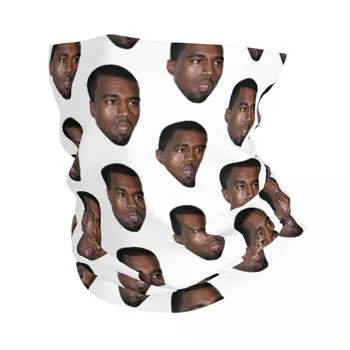 Kanye West Meme Bandana Neck Cover Printed Rapper Balaclavas Маска за лице Шал за многократна употреба Headwear Running for Men Women Winter