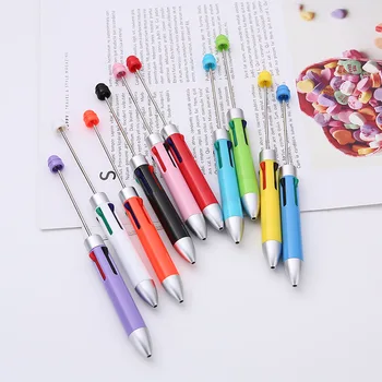 140PCS четири цвята пълнител формован химикалка DIY Beadable писалки сватбено парти подарък за гости Коледа Нова година подарък Коледа