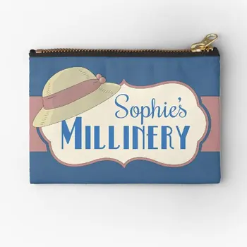 Софи е Millinery цип торбички бельо джобни бикини чиста чанта опаковка пари малки чорапи жени портфейл монета козметични