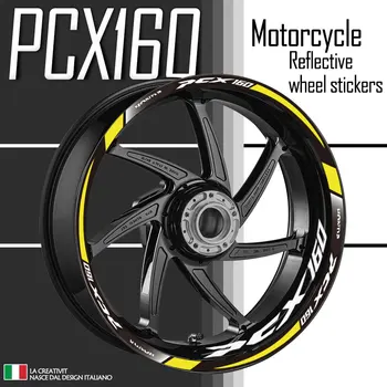 Светлоотразителни аксесоари за мотоциклети Стикер за колела вътре в главината Decals Rim Stripe лента за Honda PCX160 pcx 160
