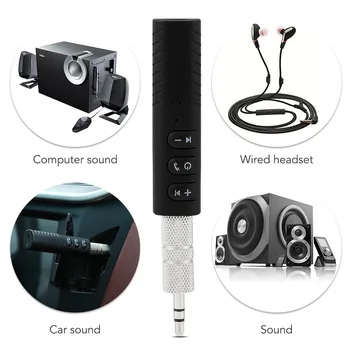 Bluetooth Aux безжичен аудио адаптер приемник за Nissan Qashqai J10 Fiat Stilo BMW X5 E53 Mini Cooper Mercedes W203 Mazda 5