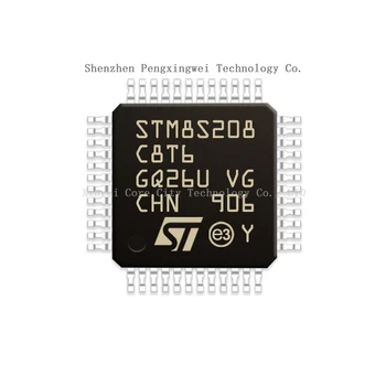 STM STM8 STM8S STM8S208 C8T6 STM8S208C8T6 В наличност 100% оригинален нов LQFP-48 микроконтролер (MCU/MPU/SOC) CPU