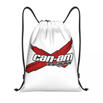 Can Am BRP ATV лого шнур чанти жени мъже преносими спортни фитнес Sackpack обучение раници