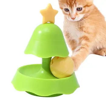 Cat грамофон играчка коледно дърво котка грамофон валяк коча билка играчки интерактивни коча билка тийзър играчка 2 слоя грамофон котка играчка за