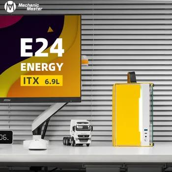 E24 Energy_6.9L Desktop-class Mini-ITX Case Алуминиево преносимо шаси A4