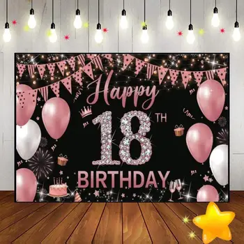 Честит 18-ти рожден ден игра фон момиче покана червени hotwheels сладка фотография реколта фон банер момче или декорация