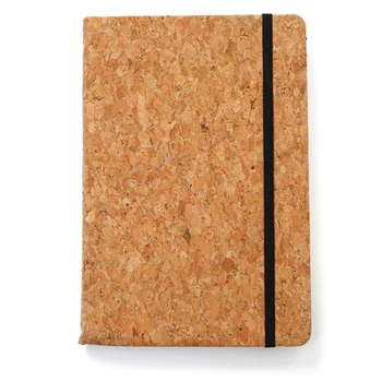 Управляван бележник с твърди корици A5 Cork Premium Notebook Идеи за подаръци за писатели, журналисти, бизнес срещи
