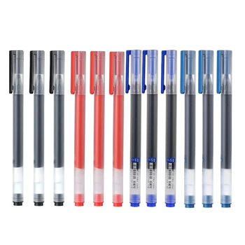 Zoecor Супер издръжлива гел писалка 0.5MM многоцветни знакови писалки Caneta Pучка Гладко писане 1800M Писане Бизнес офис училище