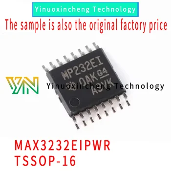 10PCS / LOT Оригинален оригинален MAX3232EIPWR TSSOP-16 RS-232 линия драйвер / приемник IC чип