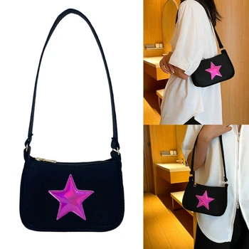 Мода петолъчна звезда подмишница чанта рамо чанта за момиче жени дама чанта
