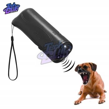 3 в 1 куче против лаене устройство ултразвуков куче репелер стоп кора контрол обучение доставки с LED фенерче