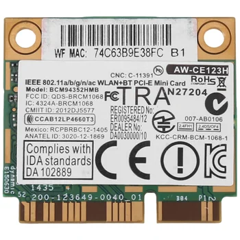 За AzureWave BCM94352HMB WIFI карта Mini PCIe 802.11AC 867Mhz безжична WIFI WLAN Bluetooth карта