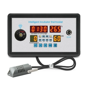 Интелигентен термостат цифров ZFX-W9002 Термостат Температурен инкубатор за контрол на влажността 360 Автоматично обръщане на яйца на дребно