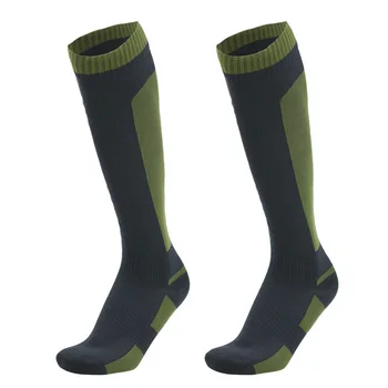 Long Tube Socks Водоустойчиви чорапи за дейности на открито Пешеходен туризъм Колоездене Къмпинг Поддържайте краката топли и сухи
