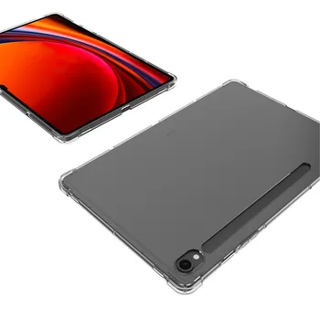 Прозрачен калъф за Samsung Galaxy Tab A8 10.5'' X200 X205 Funda Cover силиконов калъф за таблет Shell с държач за писалка Shockproof