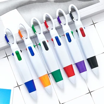 50 бр. Алпинизъм катарама четири цвят скокове химикалка преносим джоб писалка печат обичай лого реклама подарък писалка