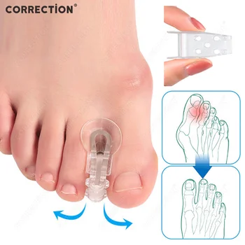 Big Toe изправяне на палеца Valgus протектор силиконов гел крак пръсти сепаратор Bunion регулатор крака подложки облекчение крак болка