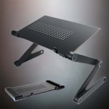  преносим регулируем сгъваем компютър бюро лаптоп стойка за телевизор легло PC алуминиева сплав лаптоп маса стойка многофункционални Lapdesk