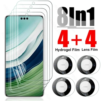 8 в 1 камера стъкло мек хидрогел филм за Huawei Mate 60 Pro 5G екран протектор не стъкло на Hauwei Huawey Mate60 Mate60pro 5G