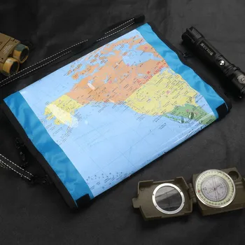 Водоустойчива карта за съхранение случай PVC сгъваем прозрачен документ суха чанта притежателя съхранение чанта капак за открит къмпинг туризъм пътуване