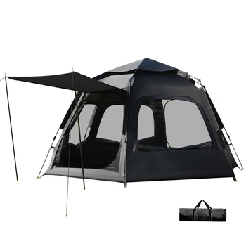 Автоматична къмпинг палатка Преносима бързо отворена палатка Дъждоустойчива & Слънцезащита за пътуване на открито Къмпинг Пикник Туризъм