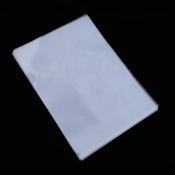  Пластмасови Clear Практически Прозрачен L-Type A4 Размер Папка за документи Безопасен проект Pocket File Folder Училищни офис консумативи