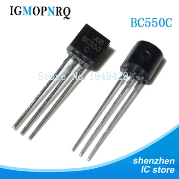 50PCS BC550C TO92 BC550 TO-92 NPN нов триод транзистор