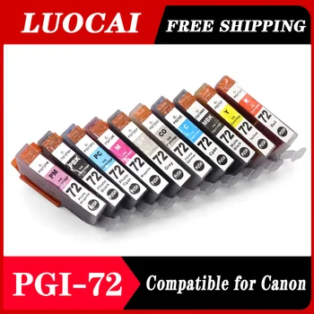 NEW PGI72 Съвместима касета с мастило PGI72 PGI-72 Премиум цветна съвместима касета с мастило за принтер Canon PIXMA Pro-10 PRO-10S