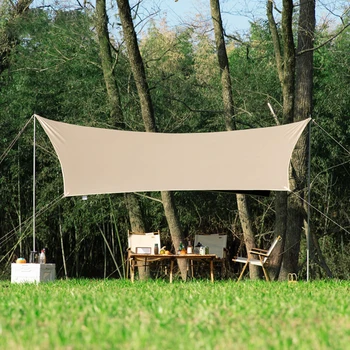 Палатка Открит пикник парти Дъждоустойчив слънцезащитен крем Удобно поле Къмпинг дейности Оборудване, поддържащо пълен набор от Multi-perso