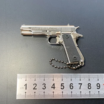 1:3 M1911 метален пистолет играчка пистолет миниатюрен модел Beretta 92F ключодържател високо качество колекционерска играчка рожден ден подарък Коледа