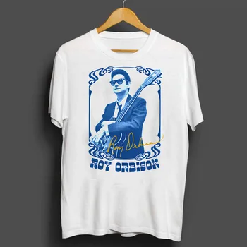 Roy Orbison Throwback Photo Artwork White Unisex S-234XL T-Shirt LL308