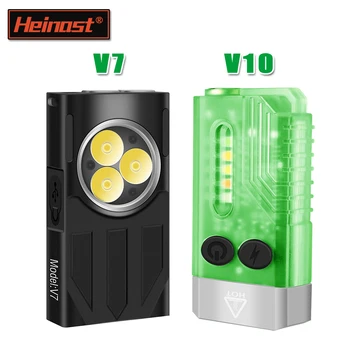 V10 / V7 / V3 EDC фенерче преносим ключ светлина 1000LM тип-C акумулаторна джобна горелка водоустойчива с магнит UV аварийна горелка