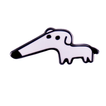 A3194 Карикатура смешно куче брошки за дрехи емайл щифтове ревера щифтове за раница куфарче значки бижута аксесоари фенове подаръци