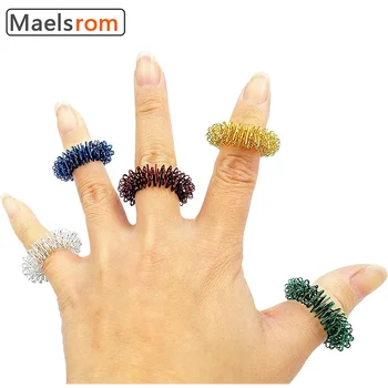 15 парчета Остри сензорни пръстени за пръсти Масаж Облекчаване на стреса Тийнейджъри Възрастни Насърчаване на циркулацията Ученици Възрастни Учители