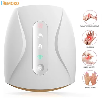 Електрическа машина за масаж на ръце Безжичен масажор за ръце с въздушно налягане и устройство за акупресура с горещ компресур