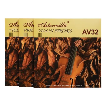 Astonvilla AV32 струни за цигулка Алуминиеви магнезиеви трайни цигулкови струни Неръждаема стомана тел цигулка части & аксесоари